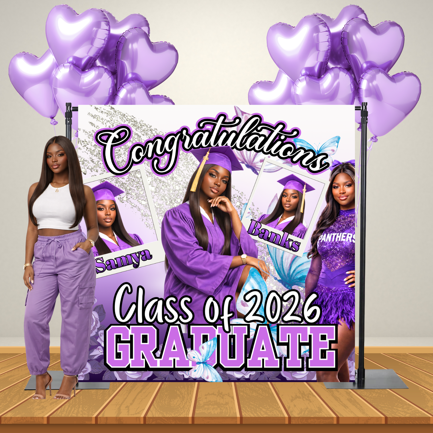 Custom Graduation Banner (8x8)