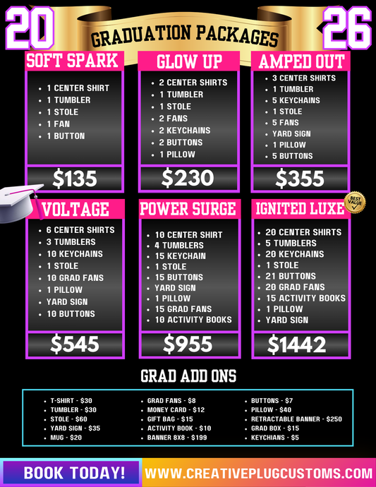 Custom Graduation Packages