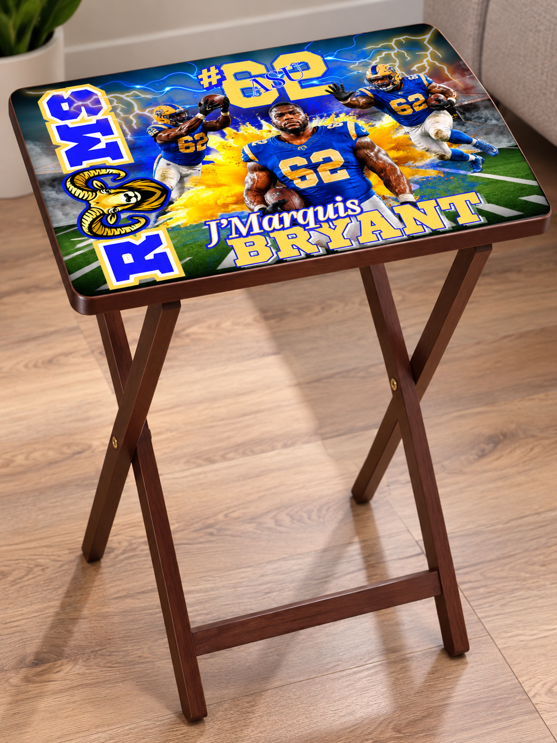 Custom Sports TV Tray Table