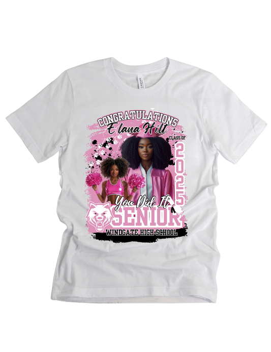 Custom Graduation Center T-Shirt