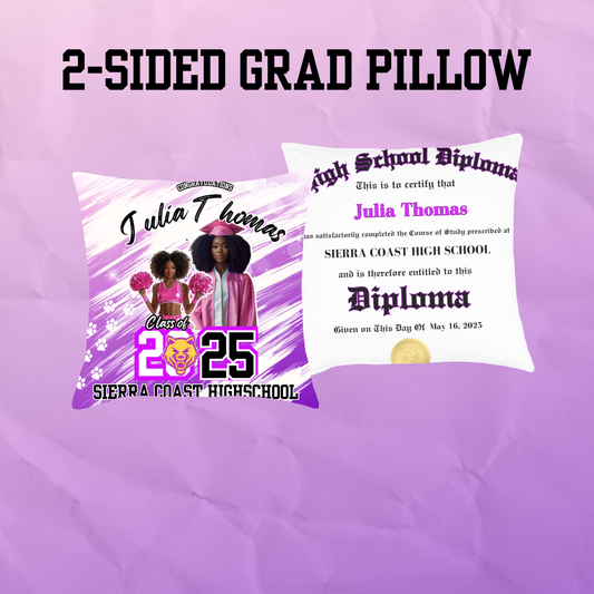 Custom Grad Pillow